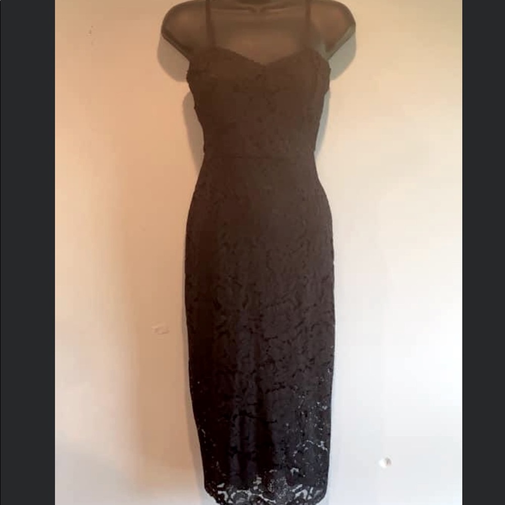 Black lace sundress